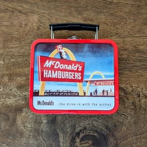 Vintage 1997 McDonald's Metal Collectible Tin Mini Lunch Box